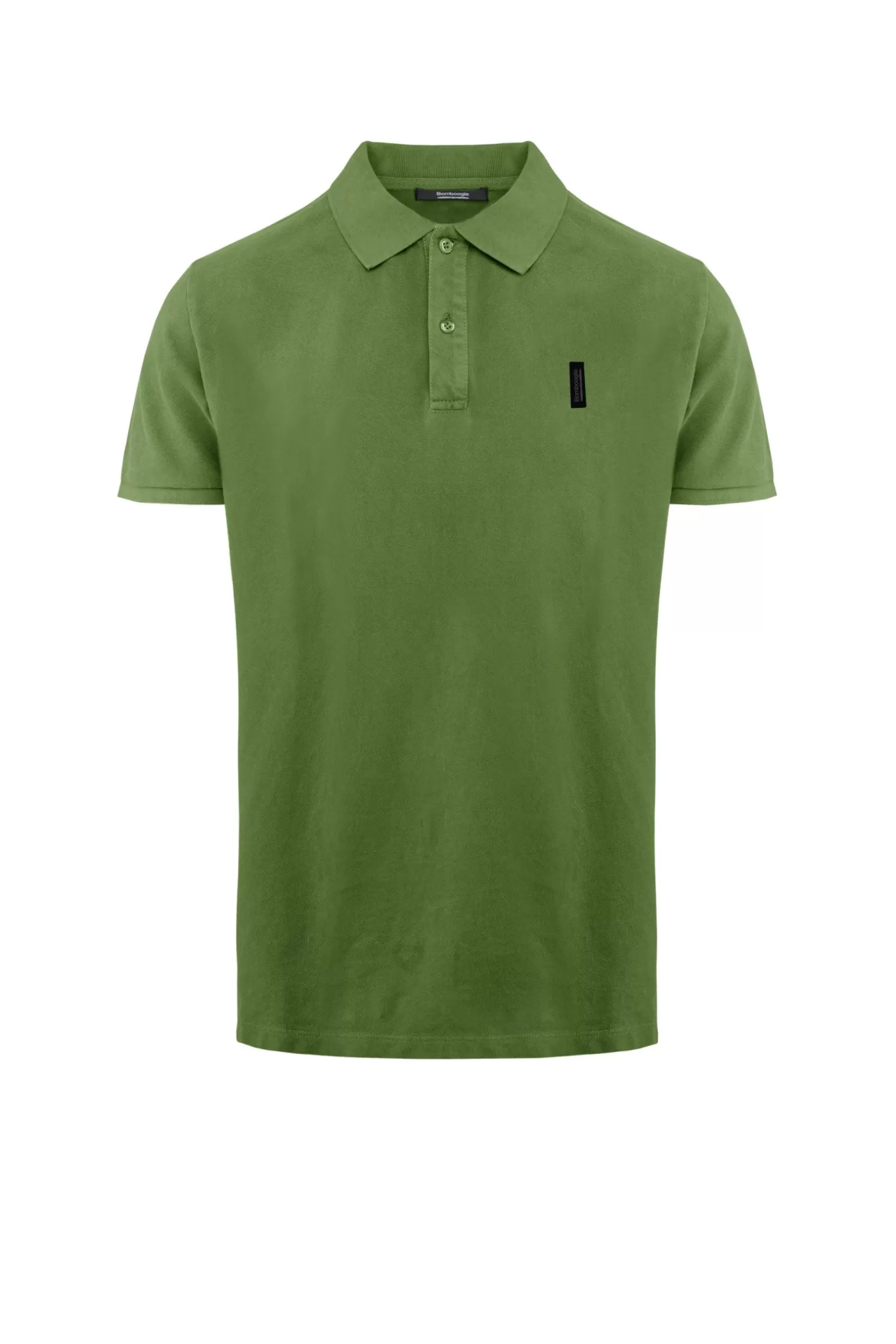 Uomo Bomboogie Polo A Manica Corta In Cotone Piquet Tinto Capo
