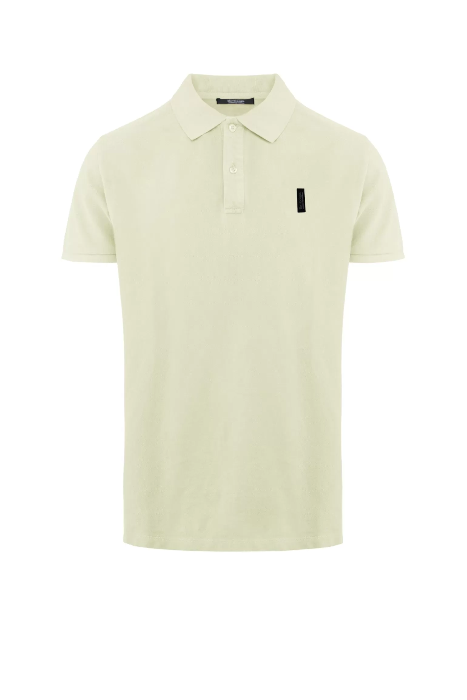 Uomo Bomboogie Polo A Manica Corta In Cotone Piquet Tinto Capo