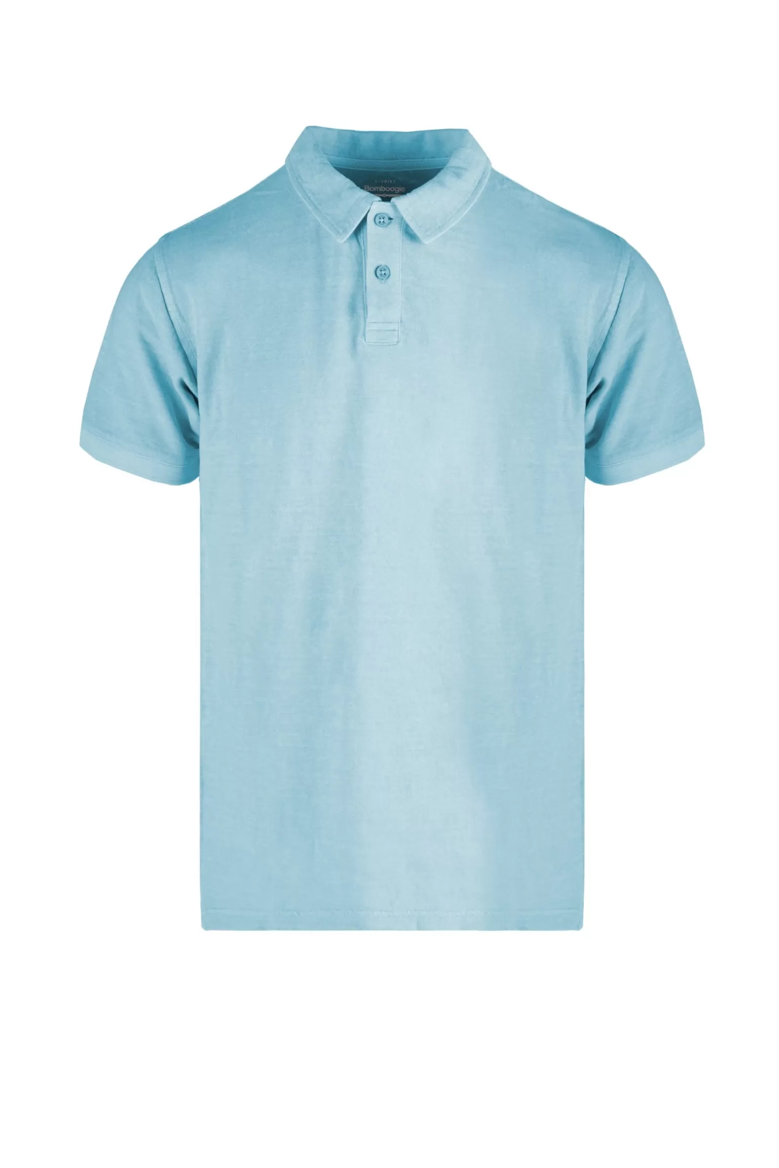 Uomo Bomboogie Polo Basic In Jersey Di Cotone/Canapa