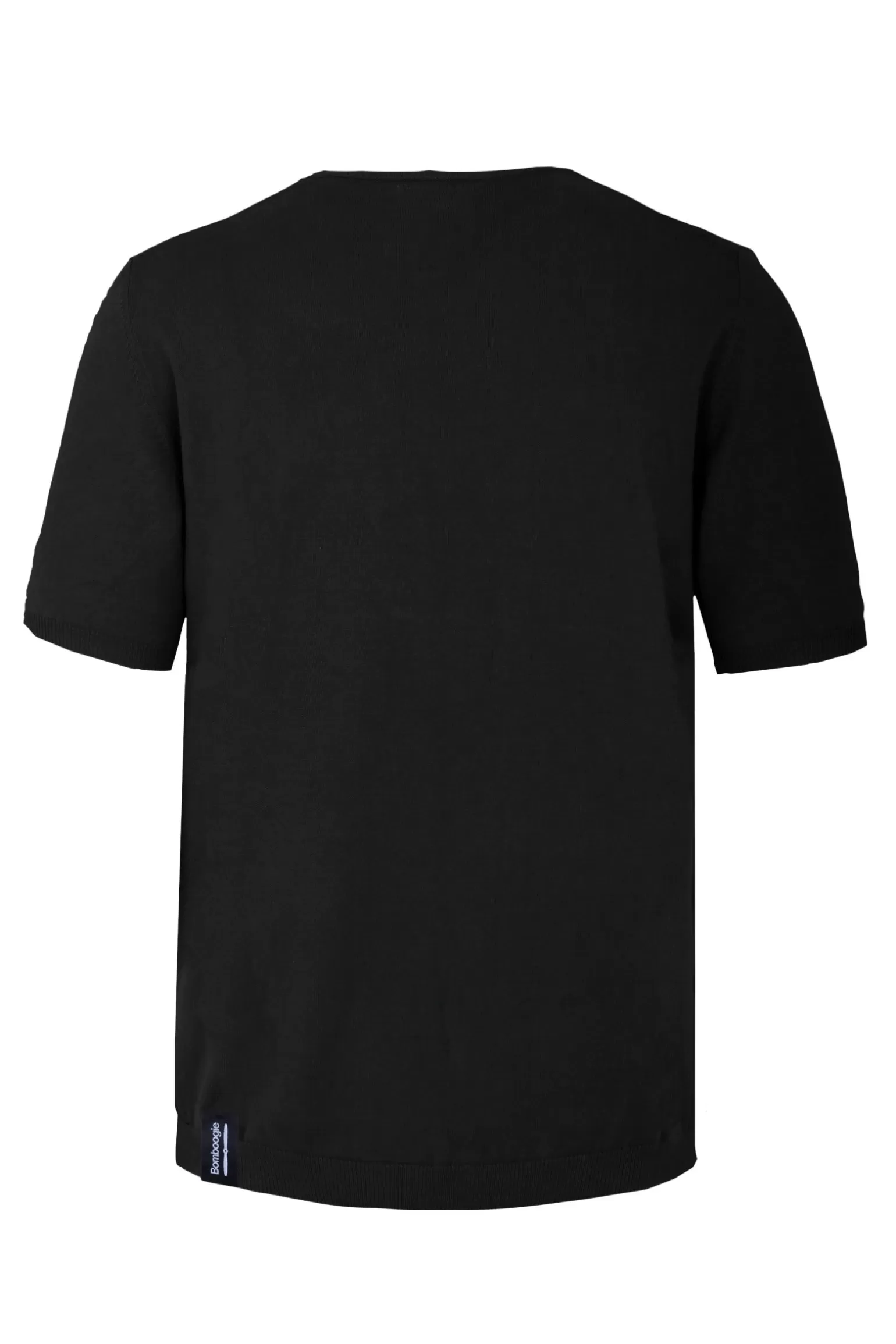 Uomo Bomboogie Pullover Girocollo A Manica Corta In Maglia Rasata Faded