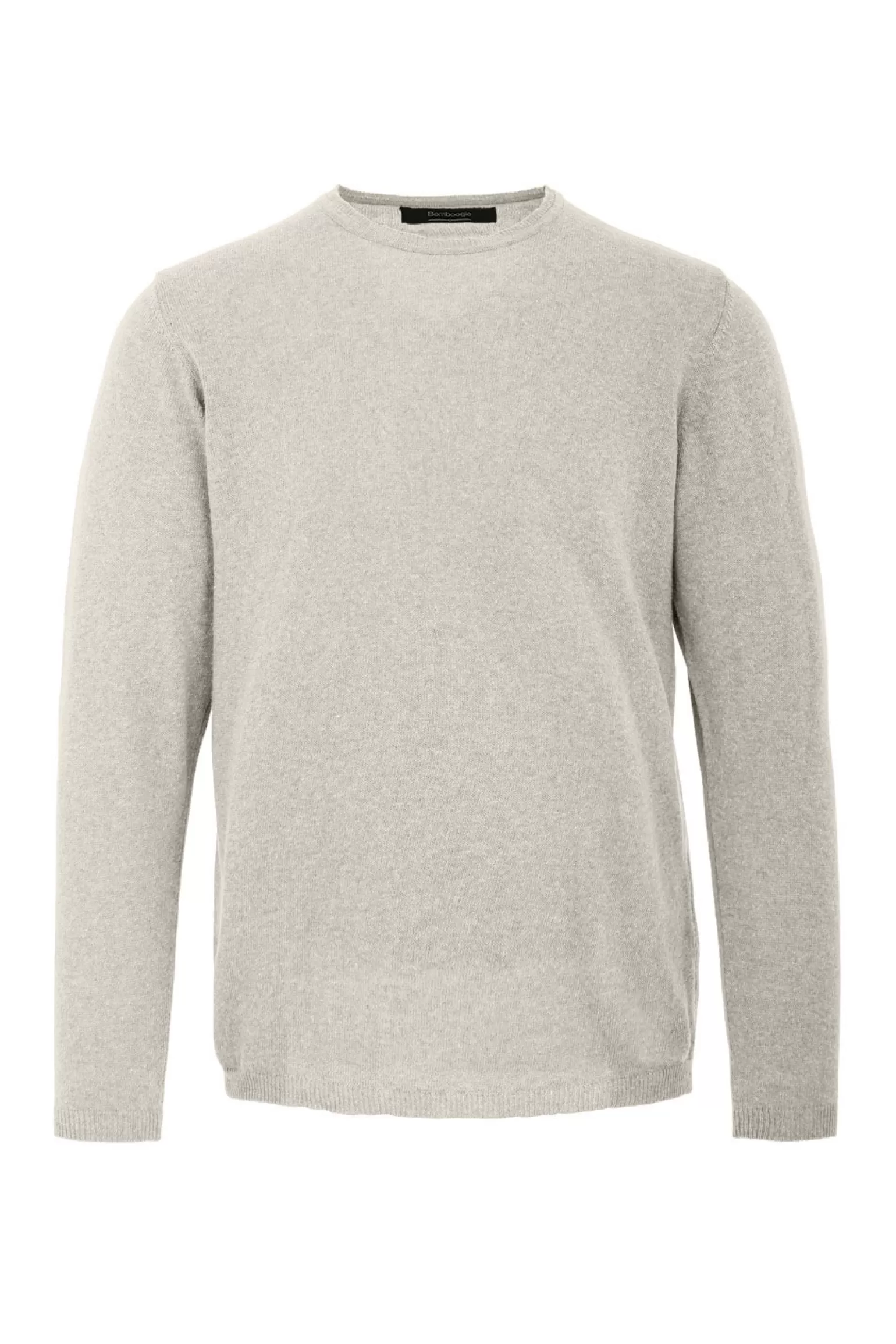 Uomo Bomboogie Pullover Girocollo In Maglia Rasata Faded