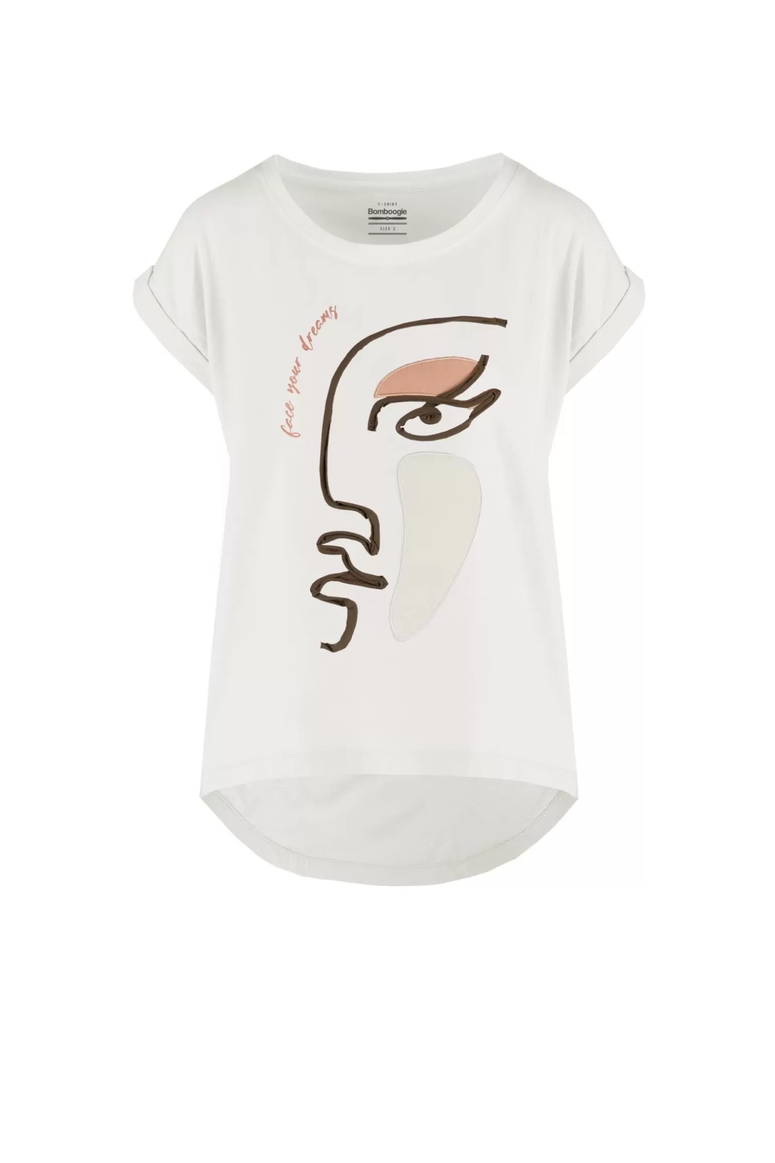 Donna Bomboogie T-shirt Con Ricamo