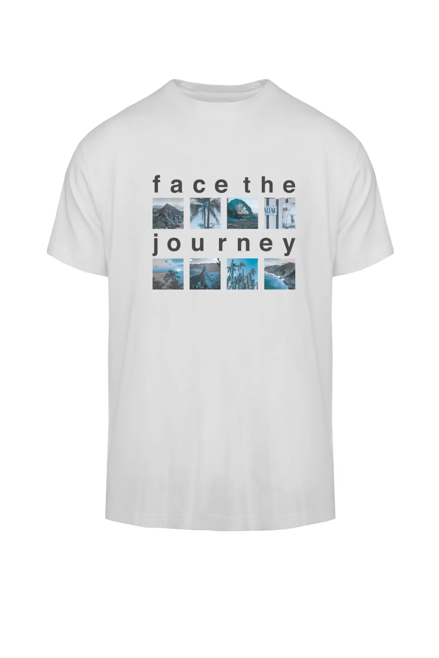 Uomo Bomboogie T-shirt Con Stampa Face The Journey