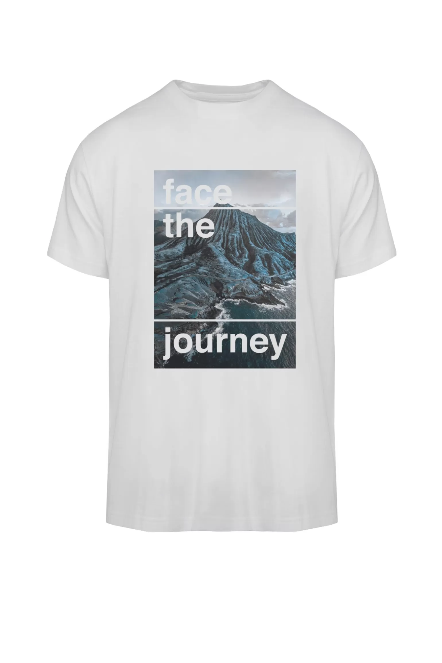 Uomo Bomboogie T-shirt Con Stampa Face The Journey