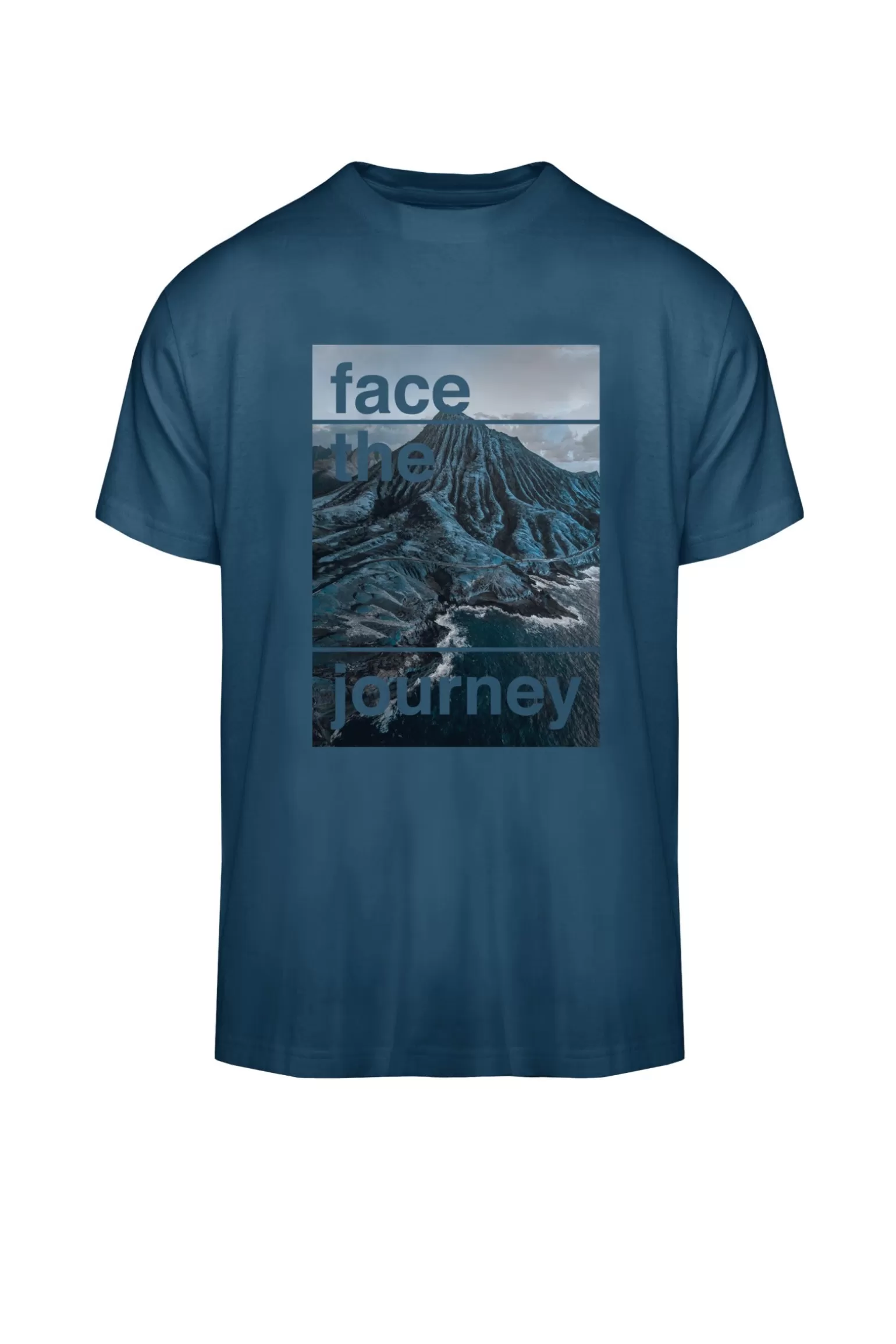 Uomo Bomboogie T-shirt Con Stampa Face The Journey