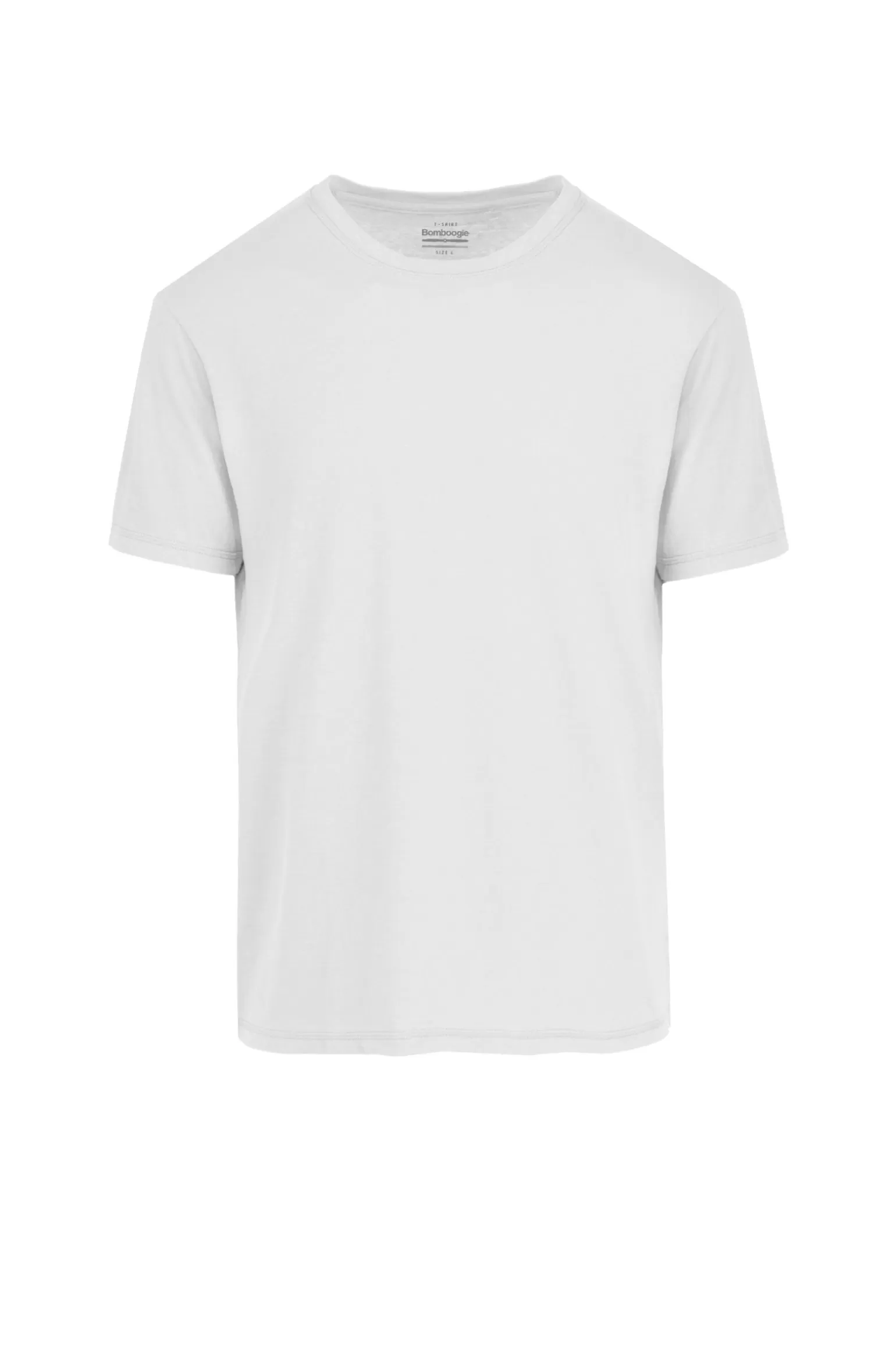 Uomo Bomboogie T-shirt In Cotone E Lino