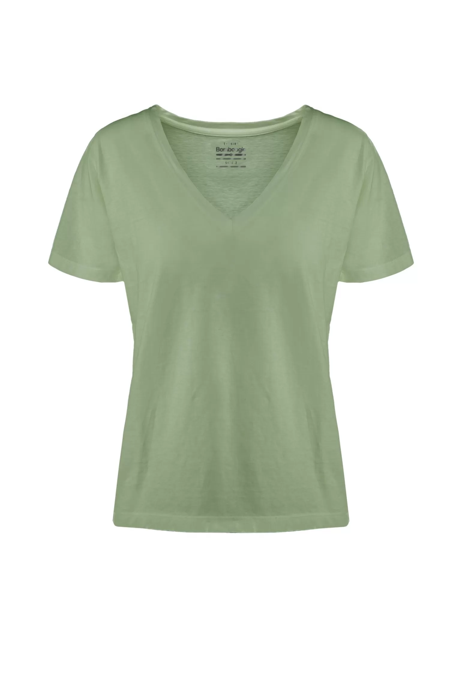 Donna Bomboogie T-Shirt Scollo A V A Manica Corta