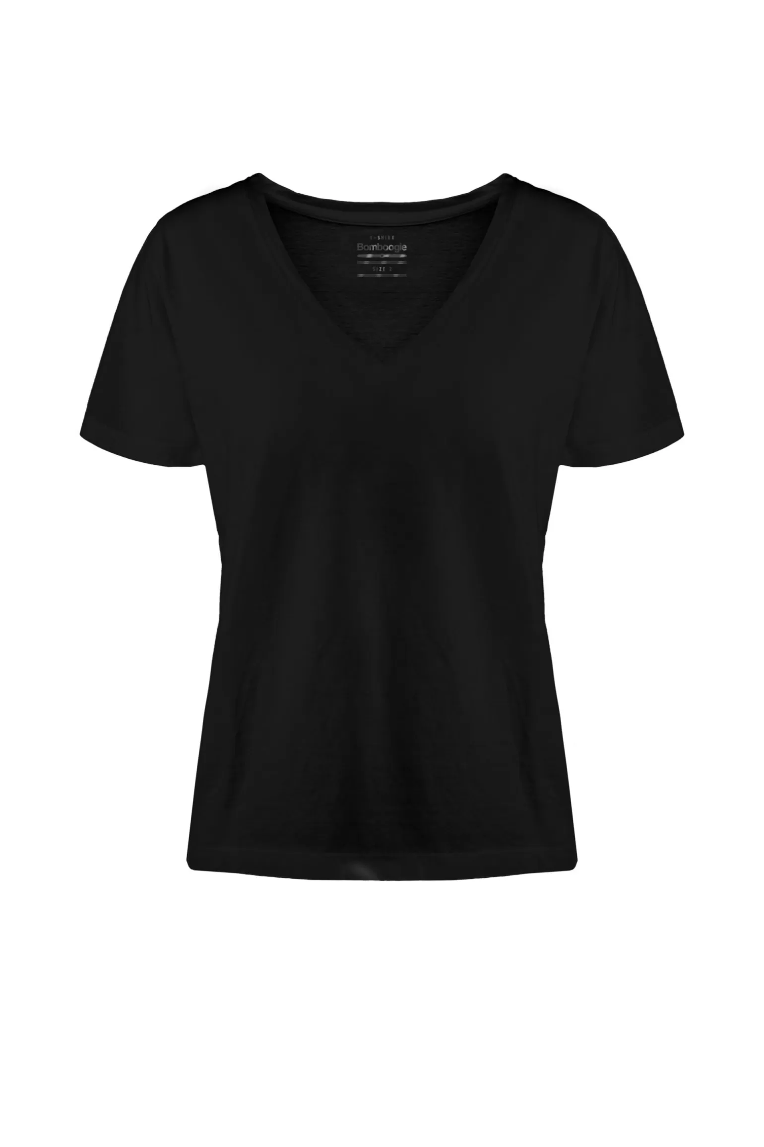 Donna Bomboogie T-Shirt Scollo A V A Manica Corta