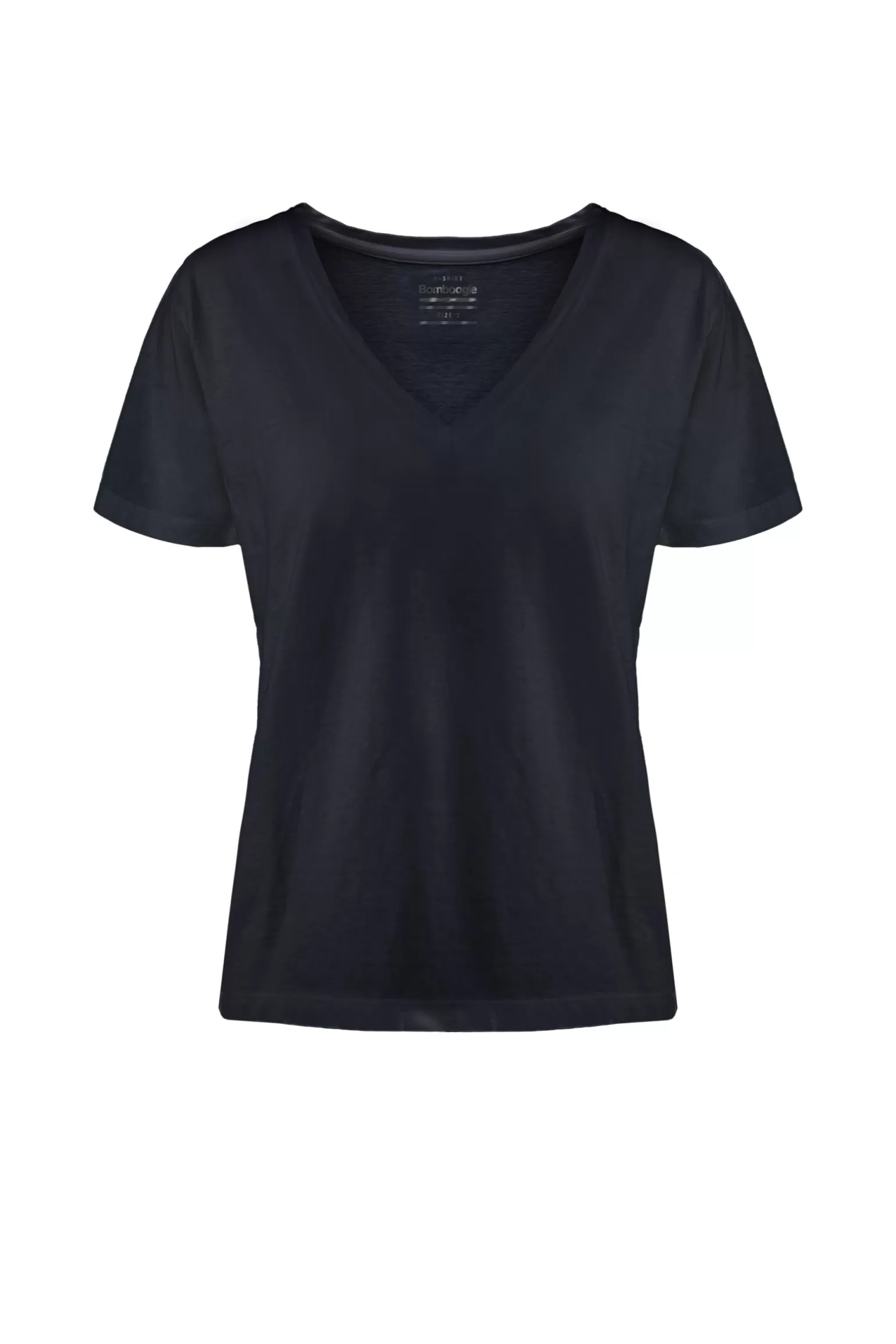 Donna Bomboogie T-Shirt Scollo A V A Manica Corta