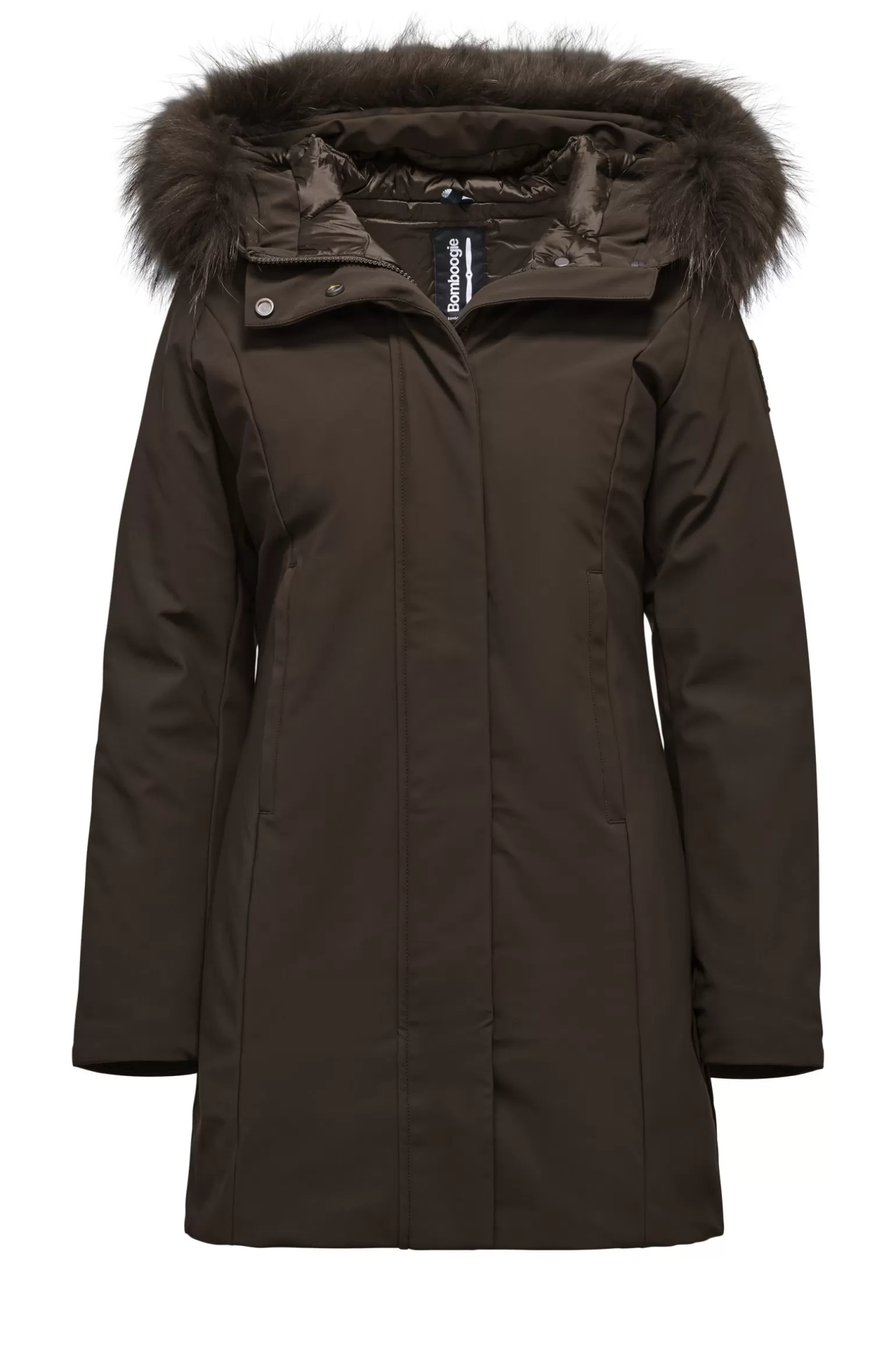 Donna Bomboogie Vienna Parka Jacket - Parka Imbottito Con Cappuccio In Pelliccia